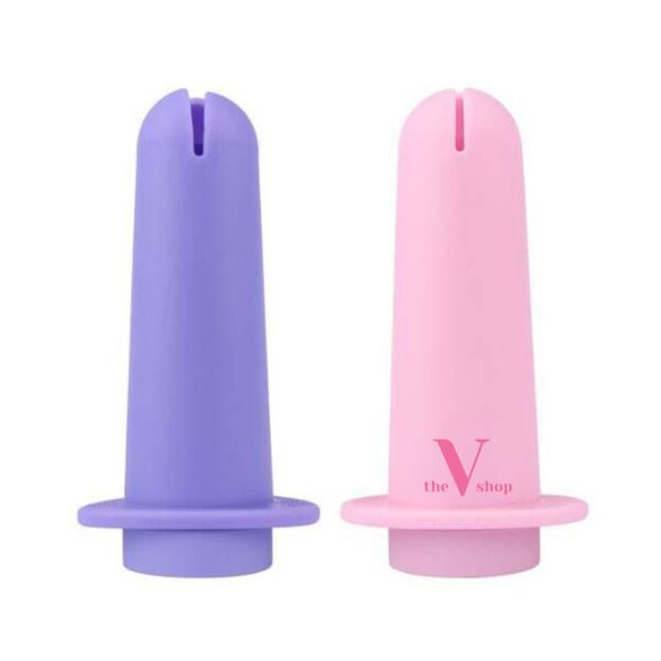 the V menstrual cup applicator