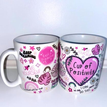 cup of positivity 11 oz. mug